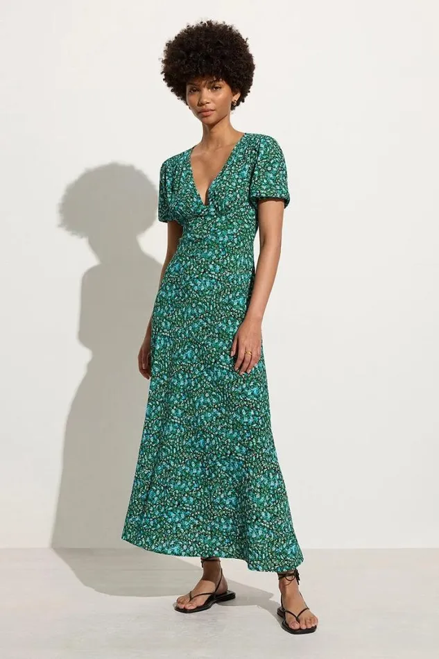 Women Faithfull The Brand Dresses Las Mayas Midi Dress Marilla Floral