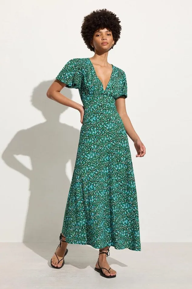 Women Faithfull The Brand Dresses Las Mayas Midi Dress Marilla Floral
