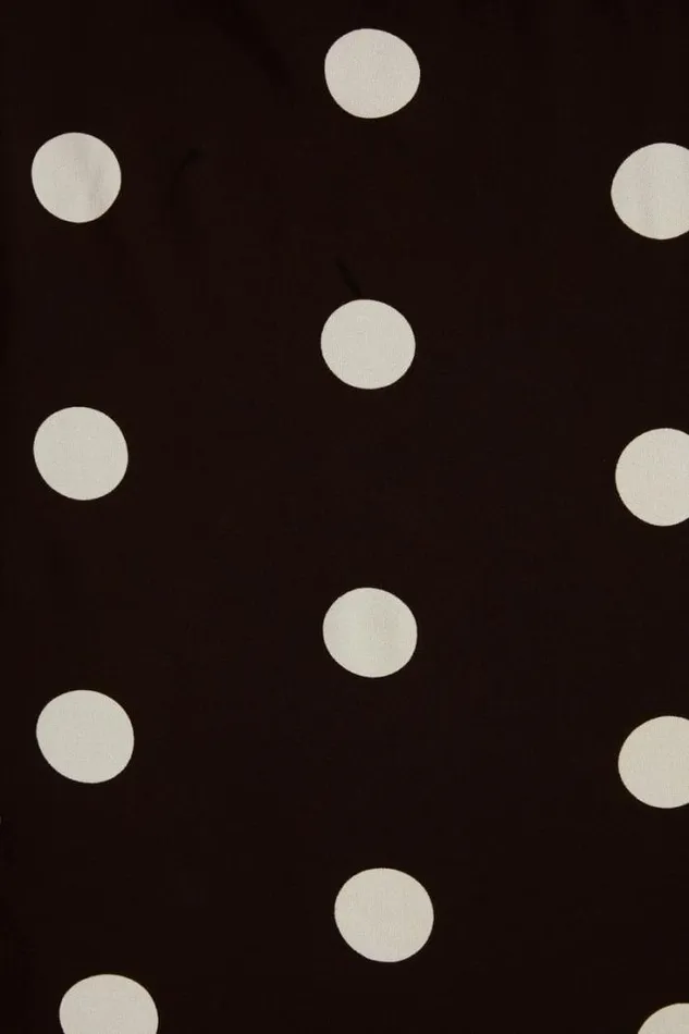 Women Faithfull The Brand Dresses Maye Midi Dress Veia Polka Dot Chocolate