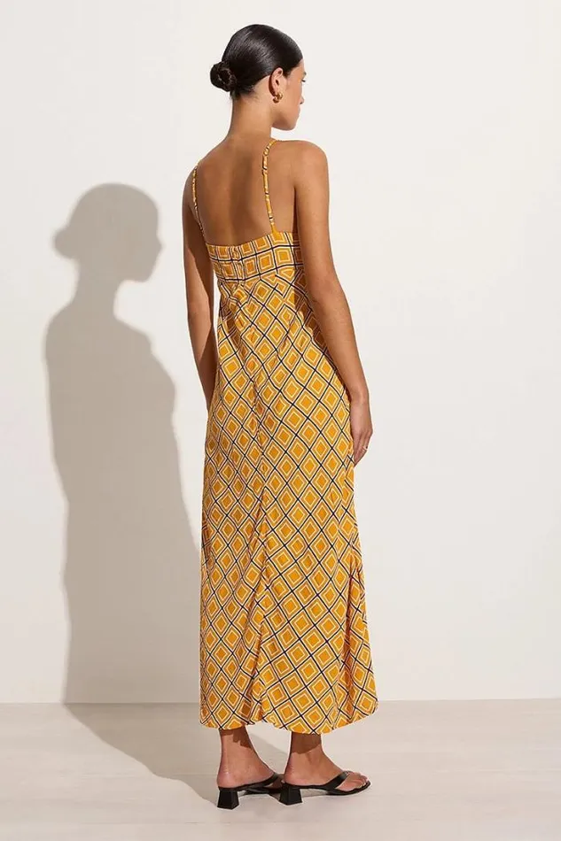 Women Faithfull The Brand Dresses San Paolo Midi Dress La Costa 8211 Final Sale