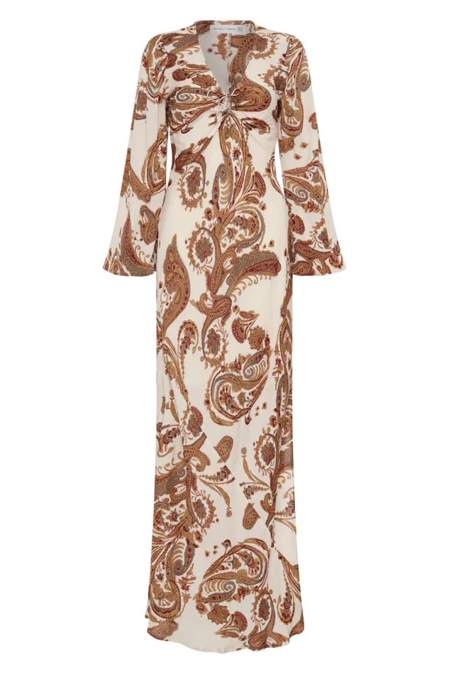 Women Faithfull The Brand Dresses Santos Maxi Dress Alessia Paisley
