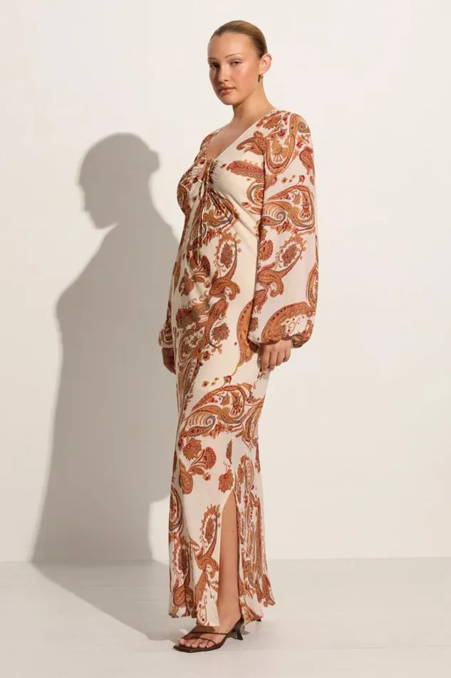 Women Faithfull The Brand Dresses Santos Maxi Dress Alessia Paisley