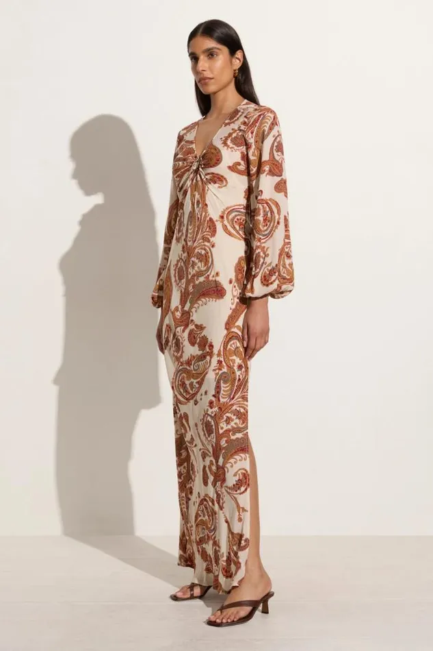 Women Faithfull The Brand Dresses Santos Maxi Dress Alessia Paisley