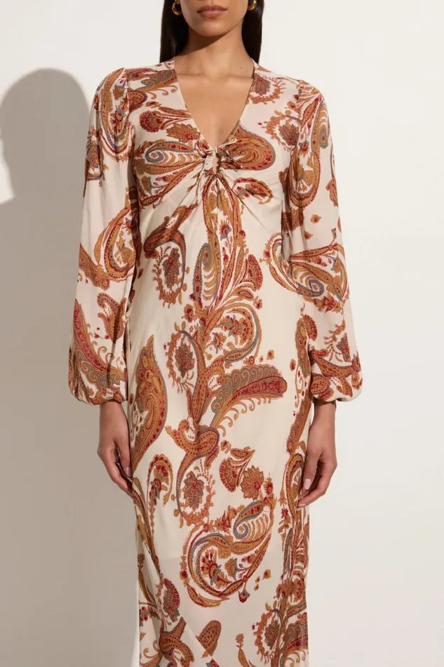 Women Faithfull The Brand Dresses Santos Maxi Dress Alessia Paisley