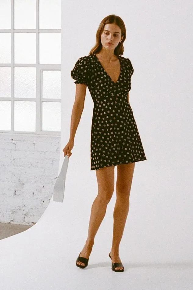 Women Faithfull The Brand Mini Dresses Albertina Mini Dress Las Flores Floral