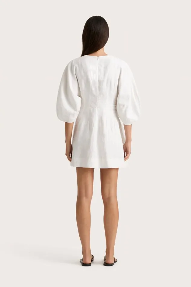 Women Faithfull The Brand Mini Dresses Soleil Mini Dress White