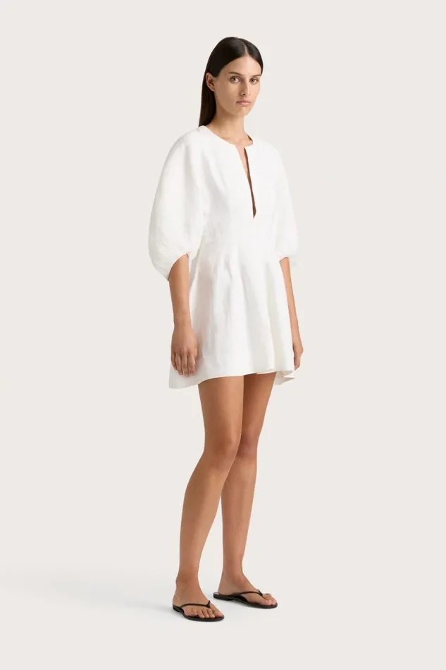Women Faithfull The Brand Mini Dresses Soleil Mini Dress White