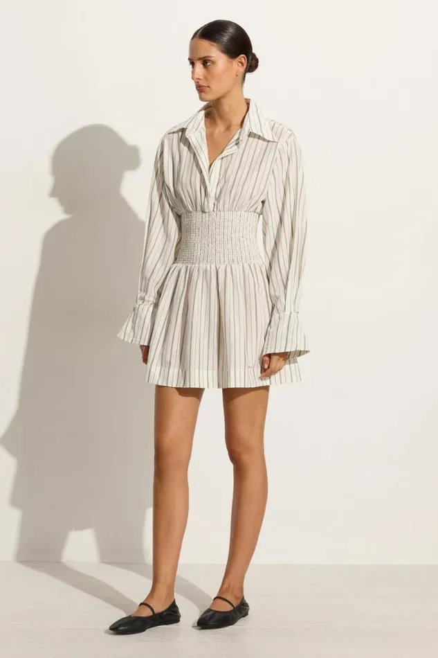 Women Faithfull The Brand Mini Dresses Vitinia Mini Dress Trieste Stripe