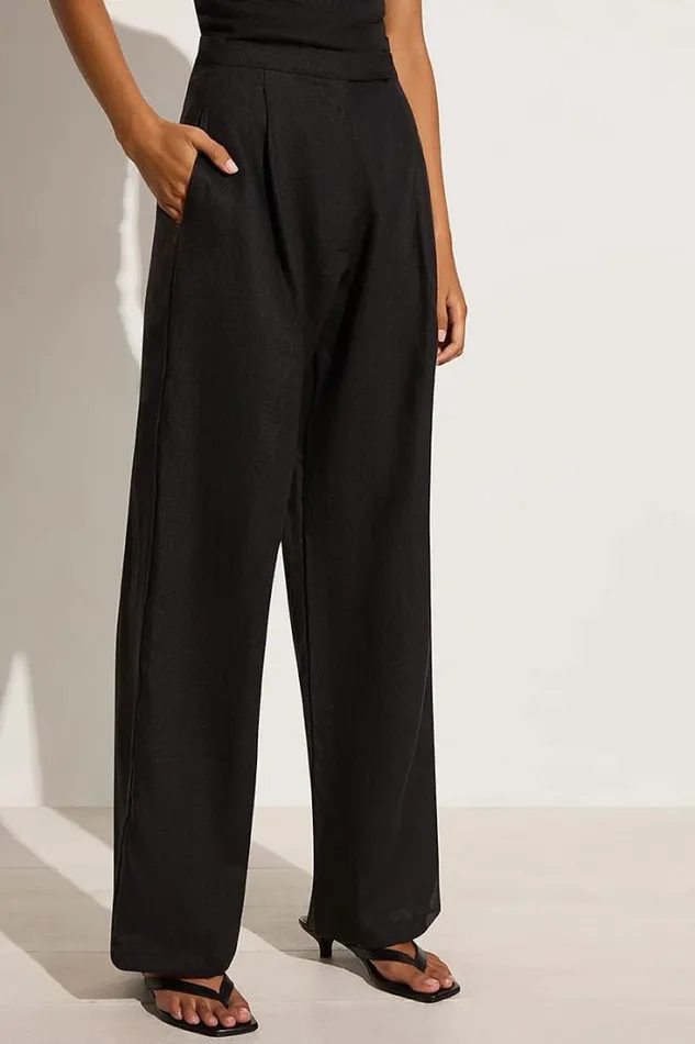 Women Faithfull The Brand Pants Cedros Pant Black