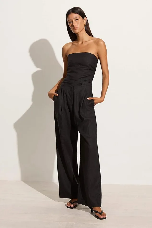 Women Faithfull The Brand Pants Cedros Pant Black