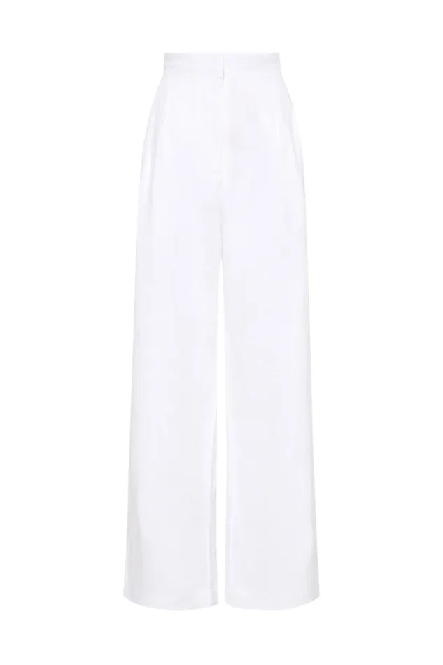 Women Faithfull The Brand Pants Duomo Pant White