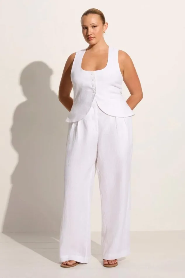 Women Faithfull The Brand Pants Duomo Pant White