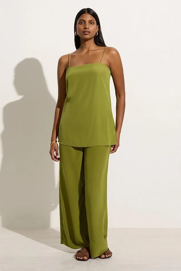 Women Faithfull The Brand Pants Monforte Pant Palm Green