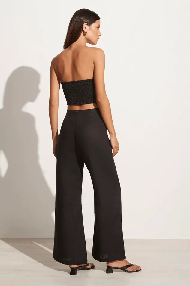 Women Faithfull The Brand Pants Ottavio Pants Plain Black