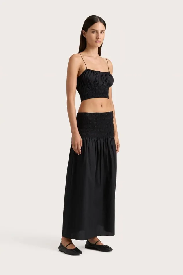 Women Faithfull The Brand Skirts and Shorts Baia Midi Skirt Black