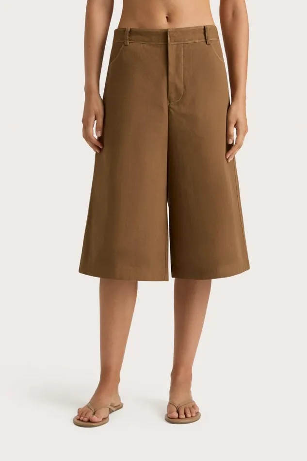 Women Faithfull The Brand Skirts and Shorts Cassis Short Umber