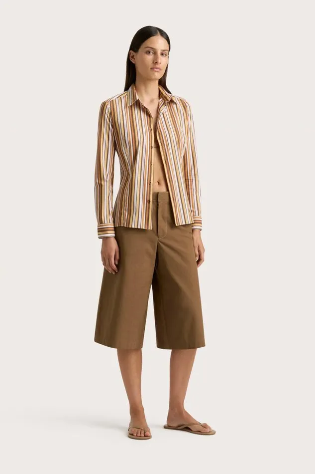 Women Faithfull The Brand Skirts and Shorts Cassis Short Umber