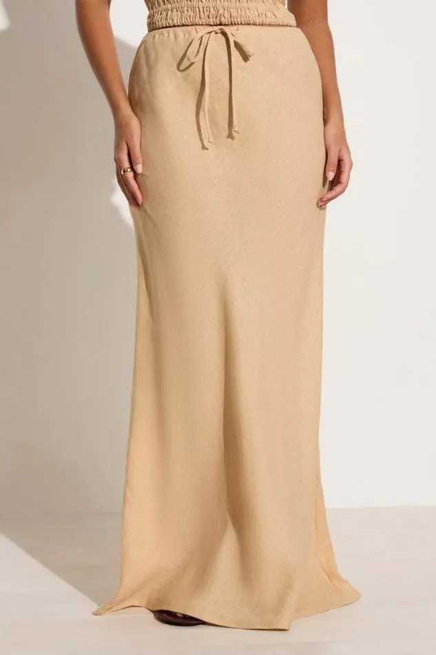 Women Faithfull The Brand Skirts and Shorts Cataline Skirt Wheat 8211 Final Sale