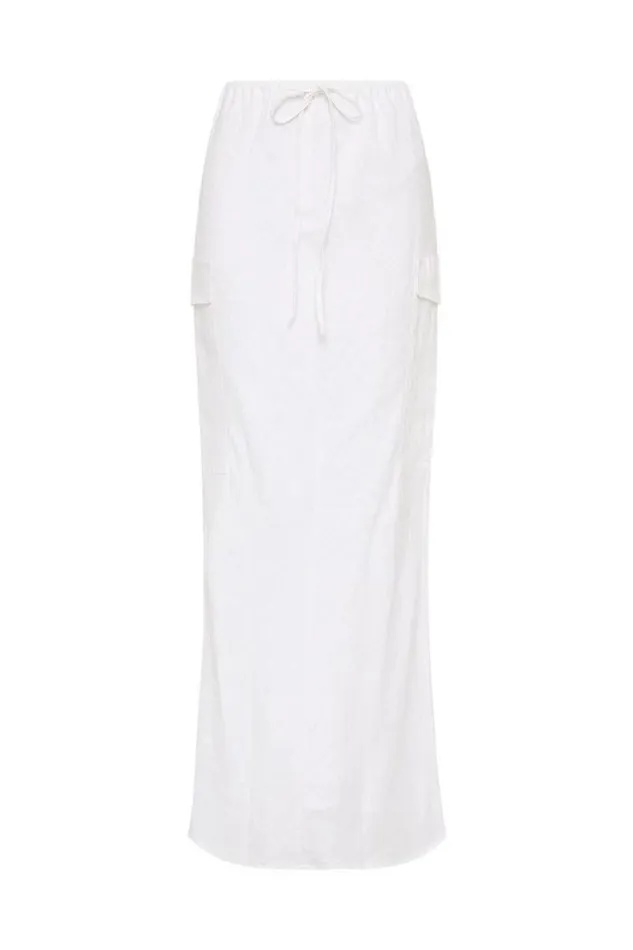 Women Faithfull The Brand Skirts and Shorts Katala Skirt White 8211 Final Sale