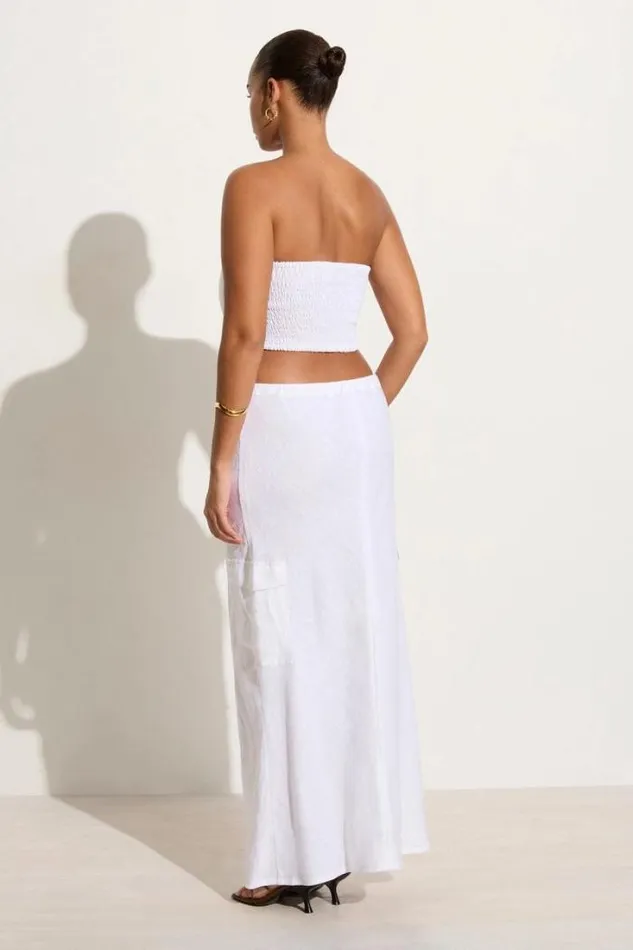 Women Faithfull The Brand Skirts and Shorts Katala Skirt White 8211 Final Sale