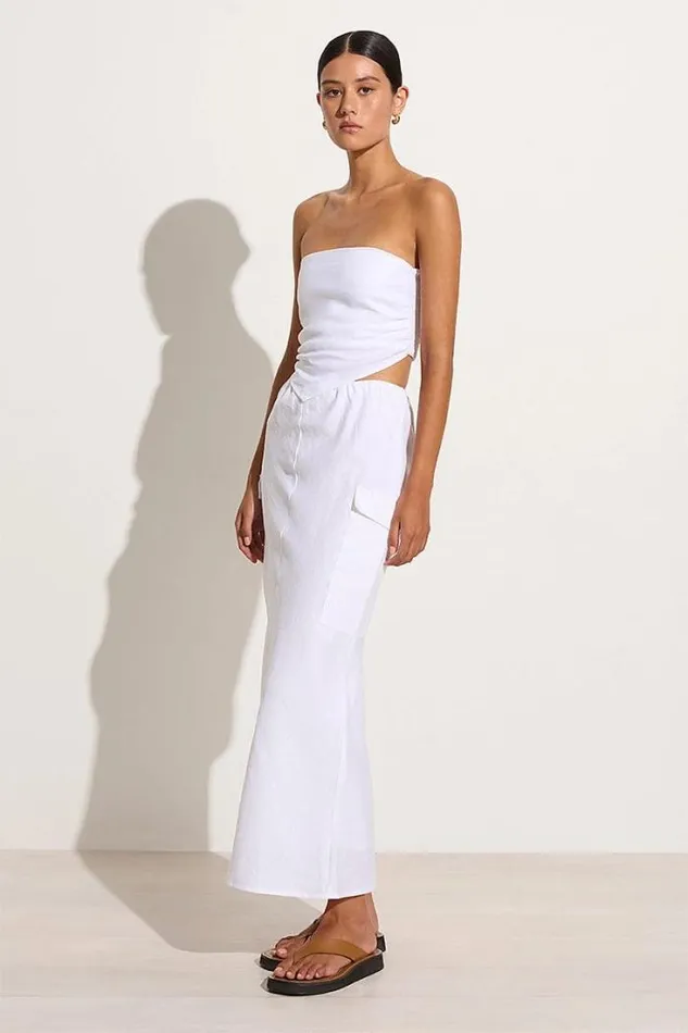 Women Faithfull The Brand Skirts and Shorts Katala Skirt White 8211 Final Sale