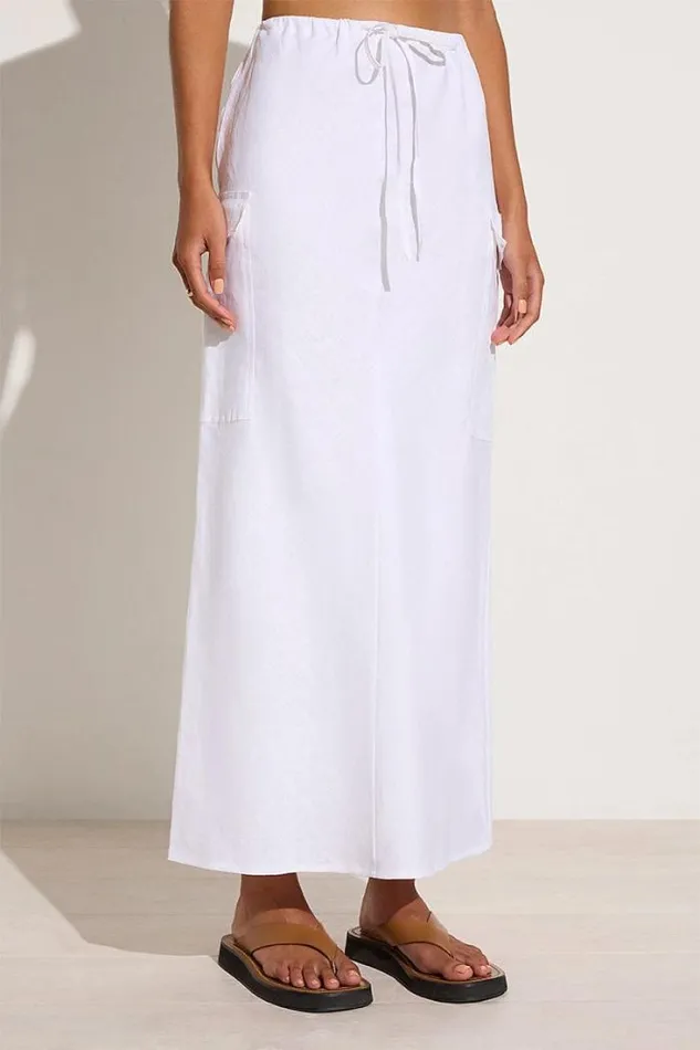 Women Faithfull The Brand Skirts and Shorts Katala Skirt White 8211 Final Sale
