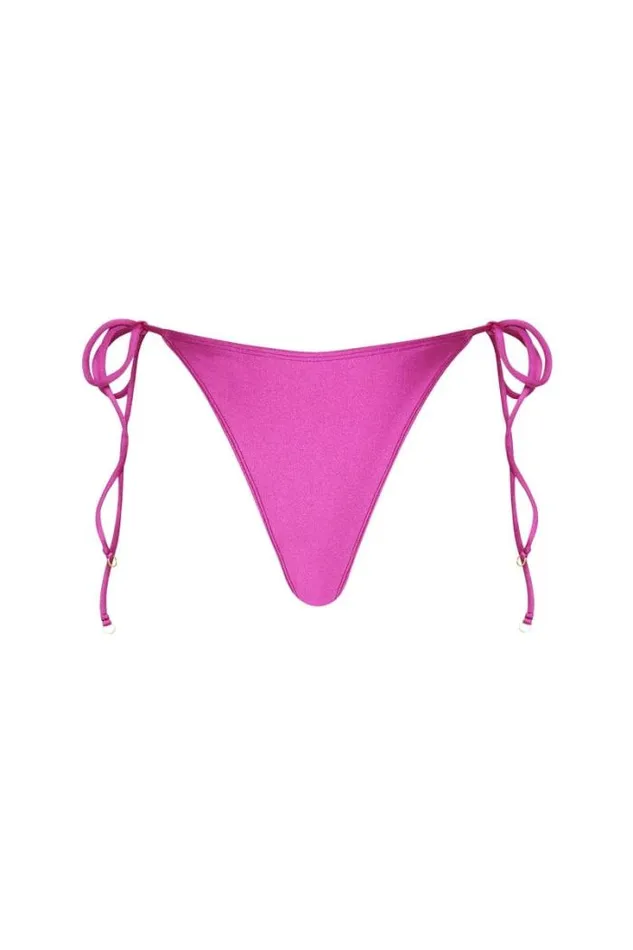 Women Faithfull The Brand Swim Nomi Bikini Bottoms Magenta 8211 Final Sale