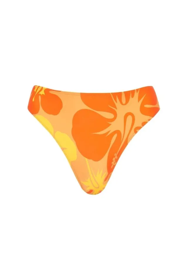 Women Faithfull The Brand Swim Oceania Bikini Bottoms Surfs Up Floral Print 8211 Final Sale