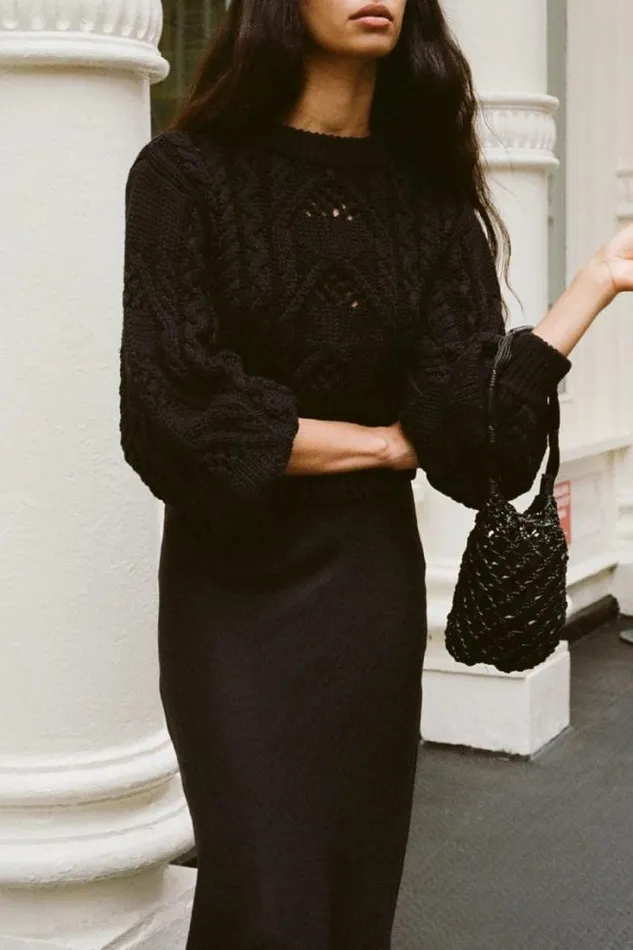 Women Faithfull The Brand Tops Alanna Knit Jumper Black