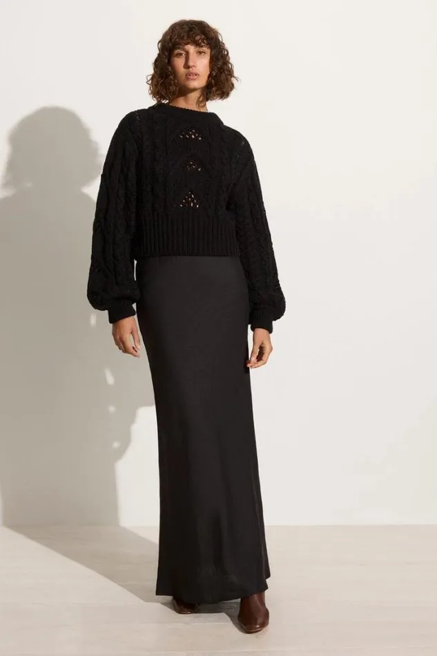 Women Faithfull The Brand Tops Alanna Knit Jumper Black