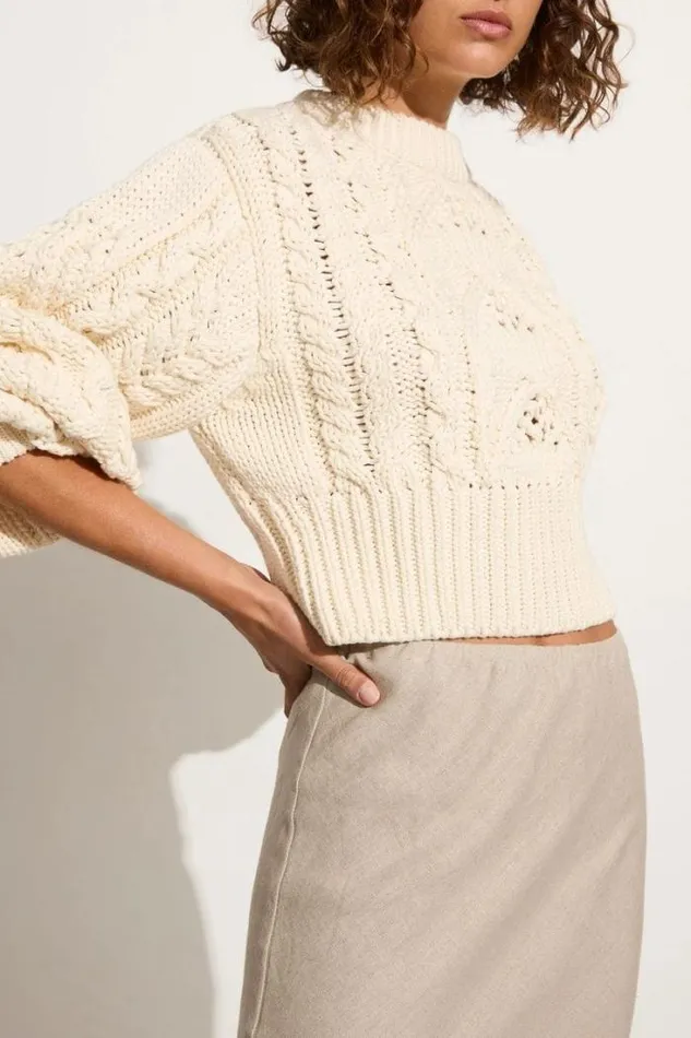 Women Faithfull The Brand Tops Alanna Knit Jumper Off White