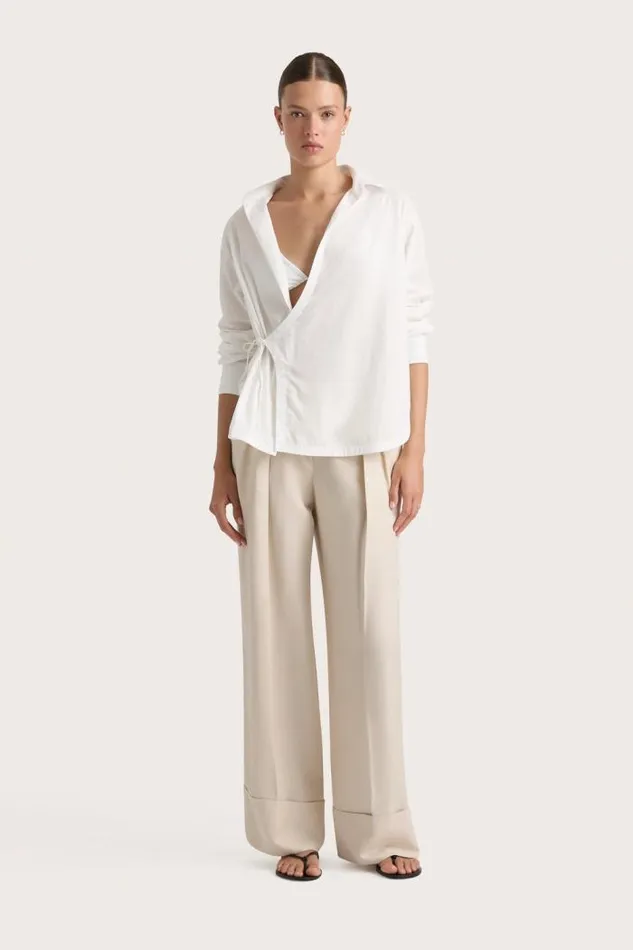 Women Faithfull The Brand Tops Alliste Shirt White