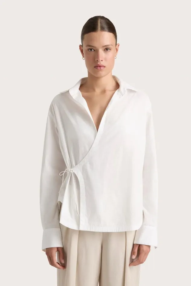 Women Faithfull The Brand Tops Alliste Shirt White