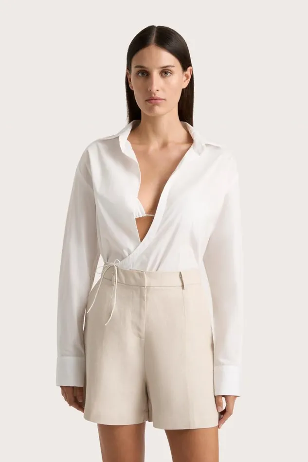Women Faithfull The Brand Tops Alliste Shirt White
