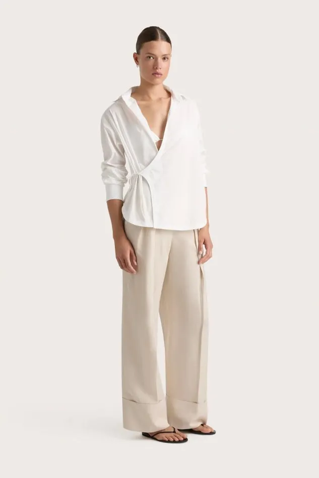 Women Faithfull The Brand Tops Alliste Shirt White