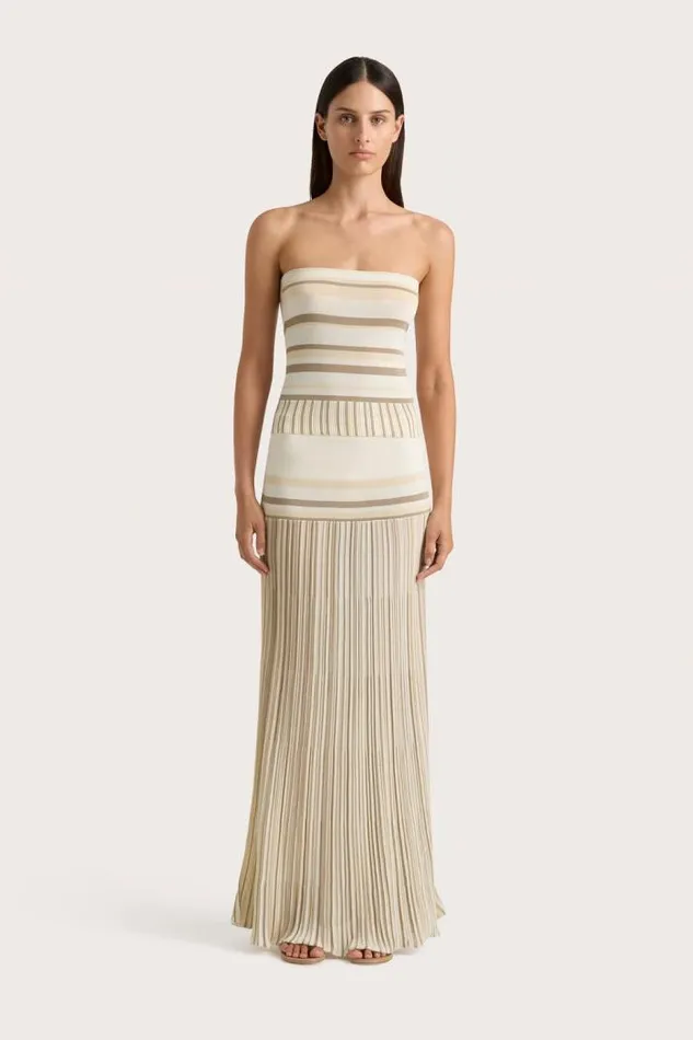 Women Faithfull The Brand Tops Citara Strapless Top White