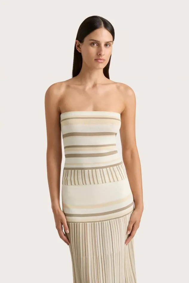 Women Faithfull The Brand Tops Citara Strapless Top White