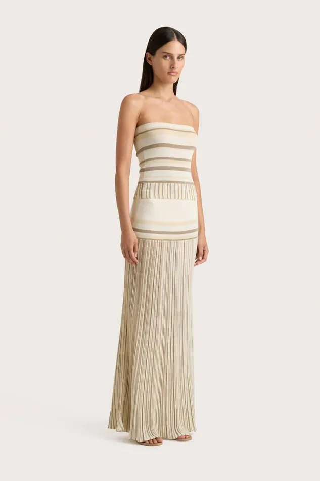 Women Faithfull The Brand Tops Citara Strapless Top White
