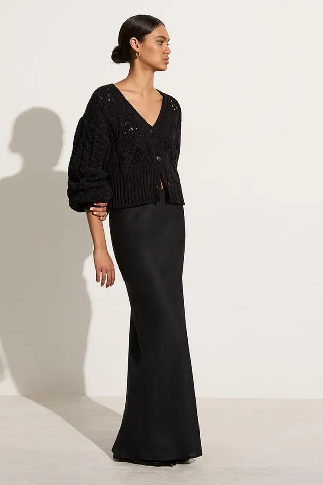 Women Faithfull The Brand Tops Dayana Cardigan Black