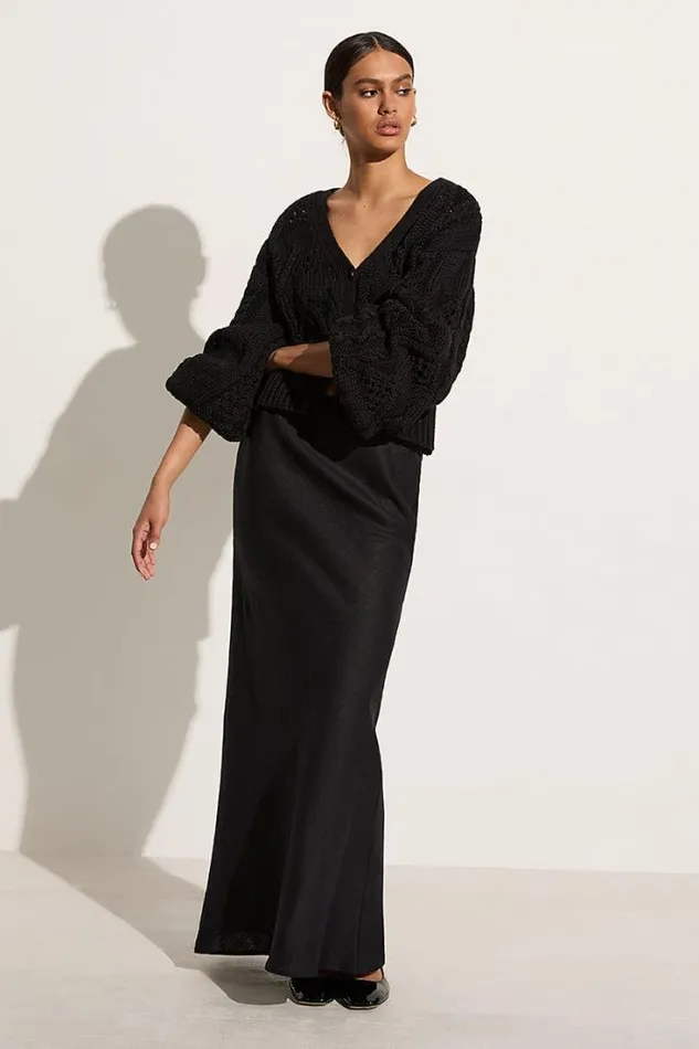 Women Faithfull The Brand Tops Dayana Cardigan Black