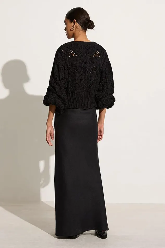 Women Faithfull The Brand Tops Dayana Cardigan Black