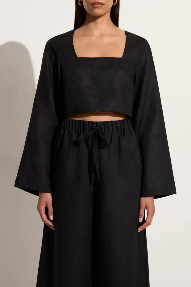 Women Faithfull The Brand Tops Eilish Top Black