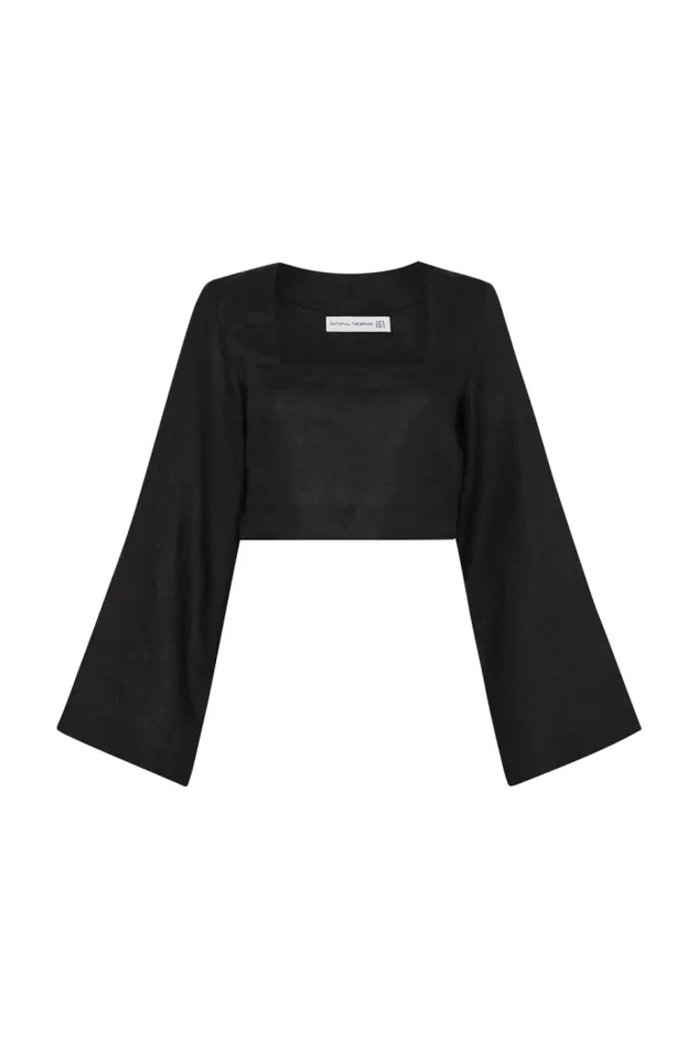 Women Faithfull The Brand Tops Eilish Top Black