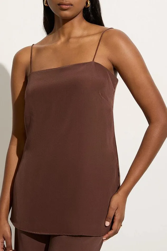 Women Faithfull The Brand Tops Koa Tunic Top Tobacco
