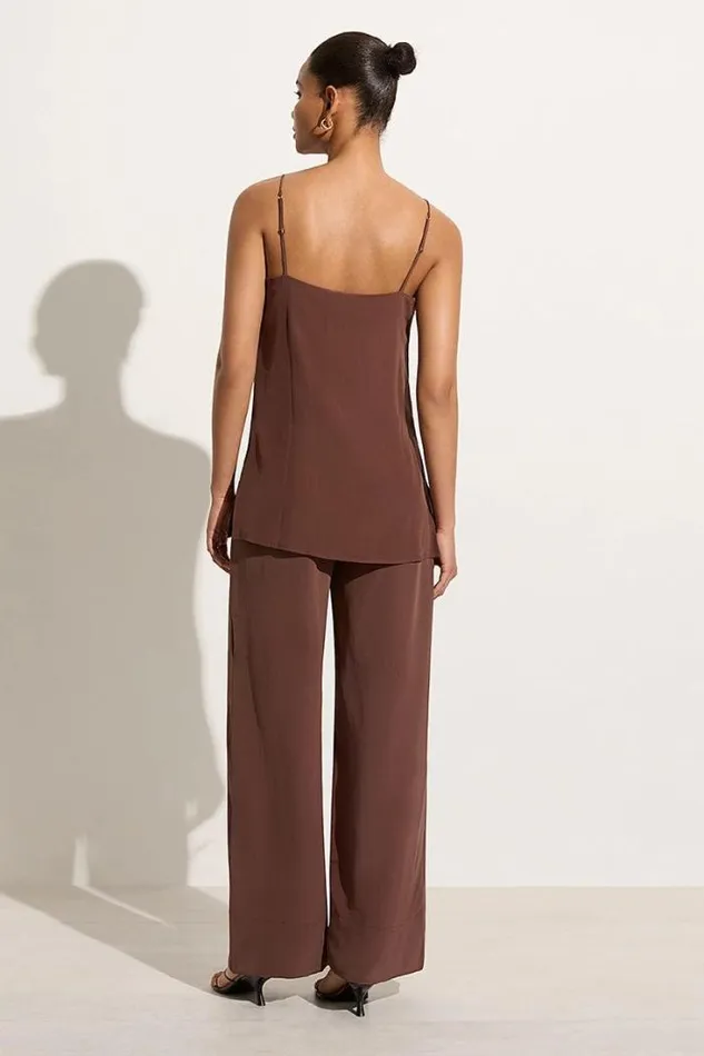 Women Faithfull The Brand Tops Koa Tunic Top Tobacco