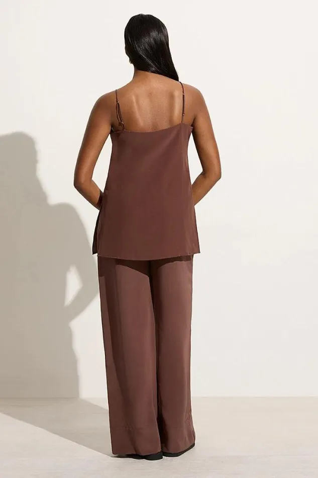 Women Faithfull The Brand Tops Koa Tunic Top Tobacco