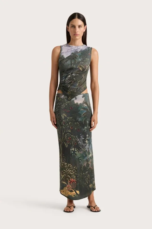 Women Faithfull The Brand Tops Loire Top Balinese Landscape