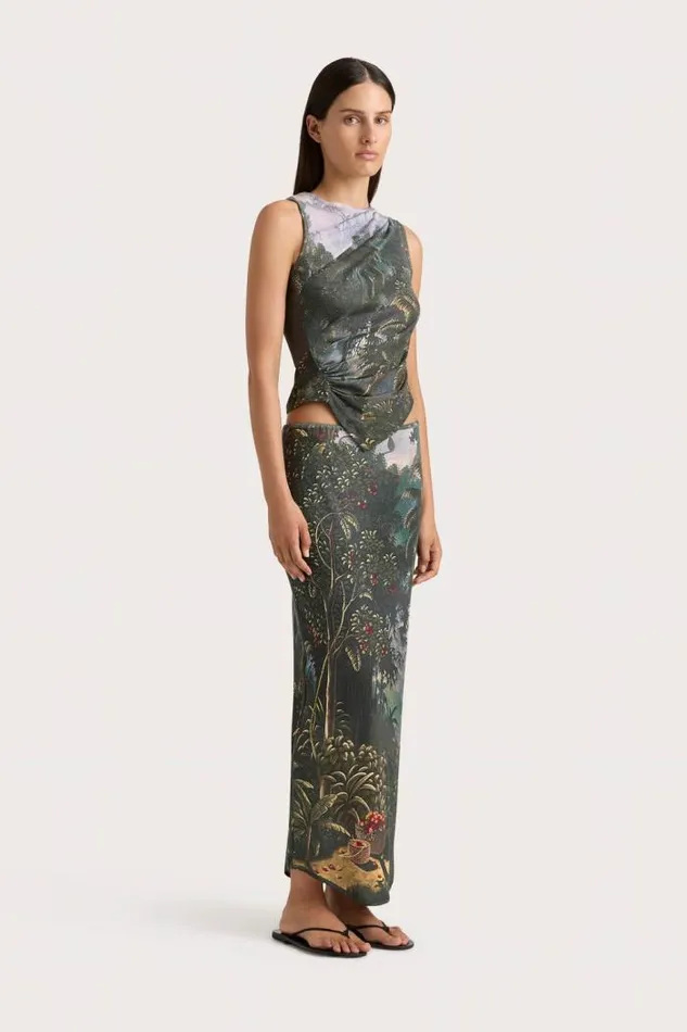 Women Faithfull The Brand Tops Loire Top Balinese Landscape