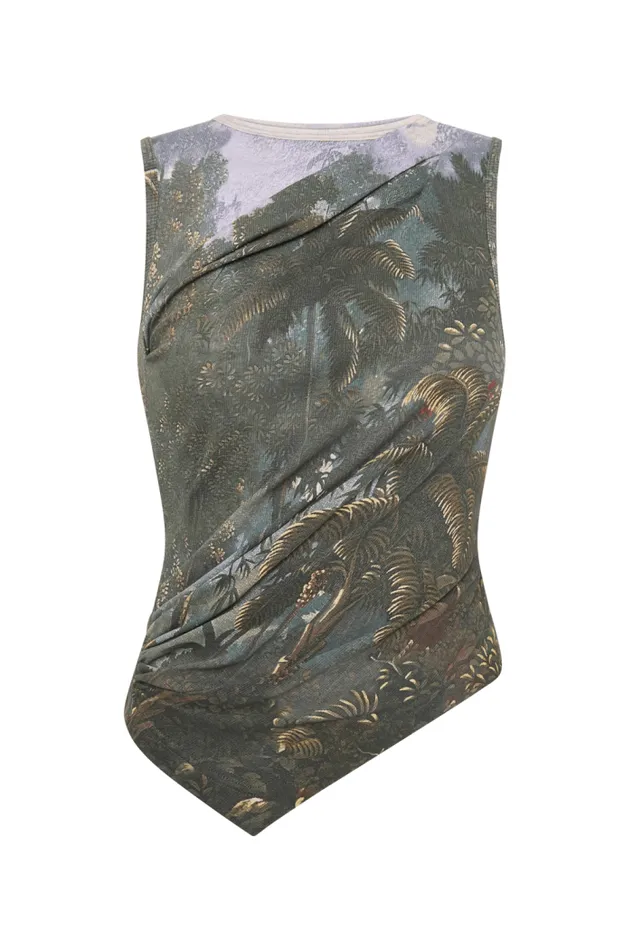 Women Faithfull The Brand Tops Loire Top Balinese Landscape