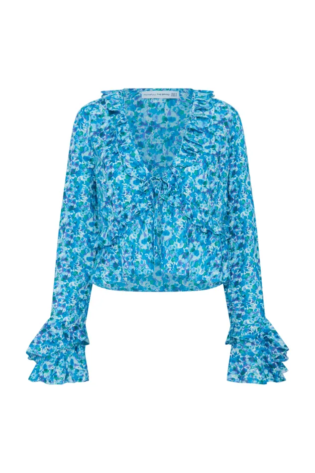 Women Faithfull The Brand Tops Lombardi Top Stellina Floral